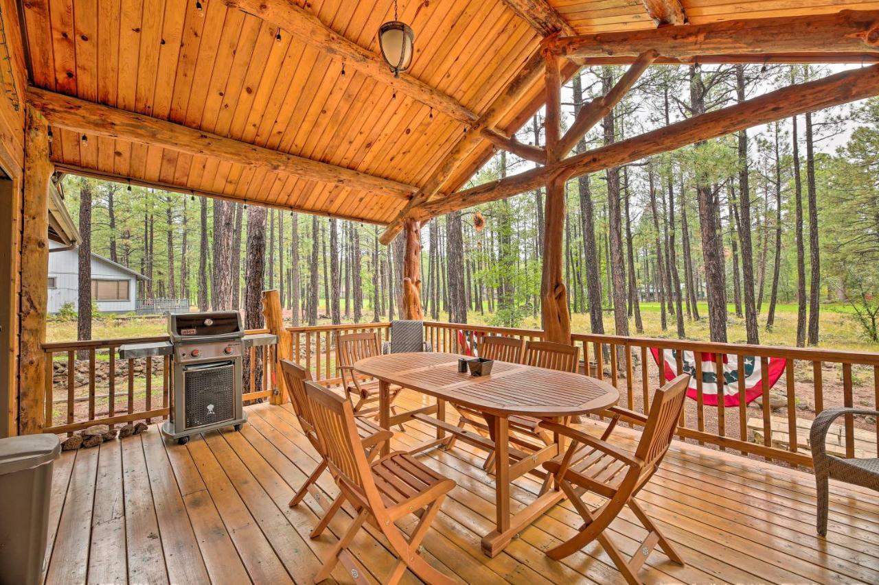 Lush Pinetop Retreat With Large Deck And Wooded Yard! Eksteriør billede